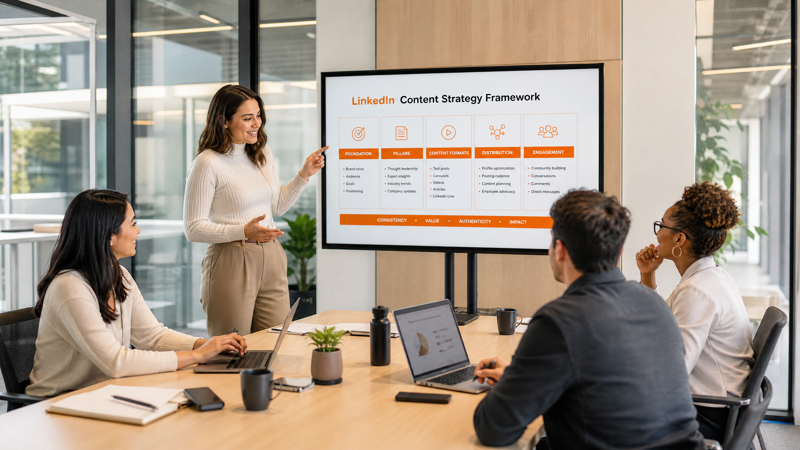 RedactAI LinkedIn Strategy Workshop in action